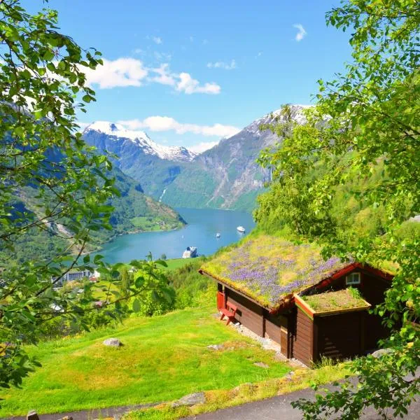 Hole Hytter, hotel a Geiranger