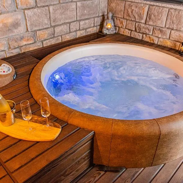 Jacuzzi - Flexible SelfCheckIns 20 - Zagreb - Luxury - Garage - Smart - Brand New - Apartments Repinc, hotel v Záhřebu