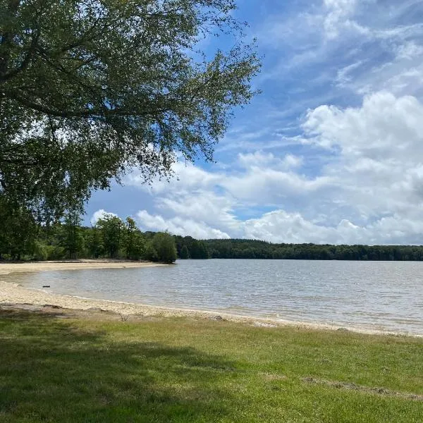 Camping de la Forêt Seasonova, hotel en Saint-Martin-de-Connée