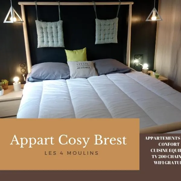 Appart Cosy Brest (Les 4 moulins) – hotel w mieście Brest