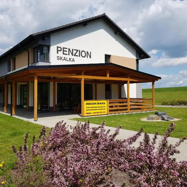 Penzion Skalka, hotel Skalkában