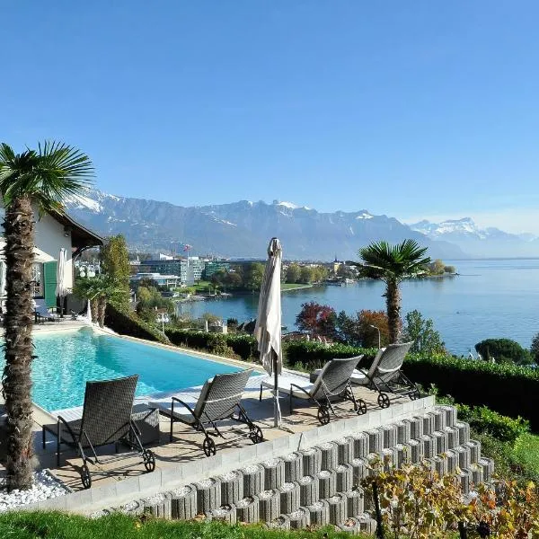 Corseaux Beach rooms-Riviera Beach apartments, hotel v destinaci Vevey