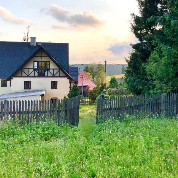 Chalupa Hrázděnka v Krušných horách: Horní Blatná şehrinde bir otel