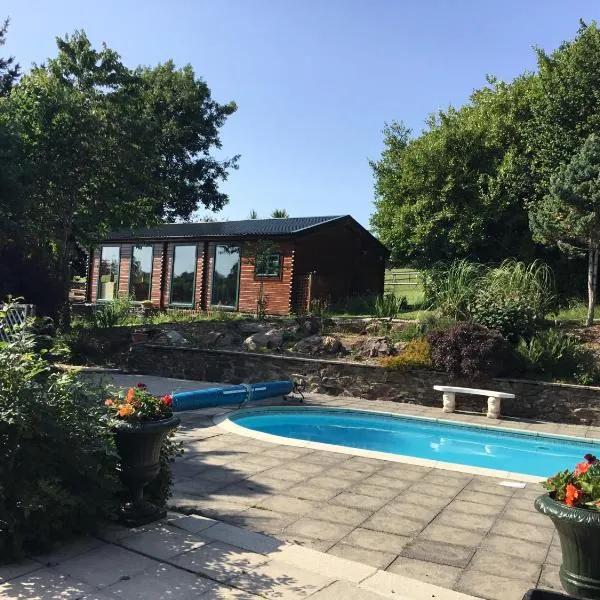 Tudor Lodge with pool & BBQ cabin, hotel v destinaci Liskeard