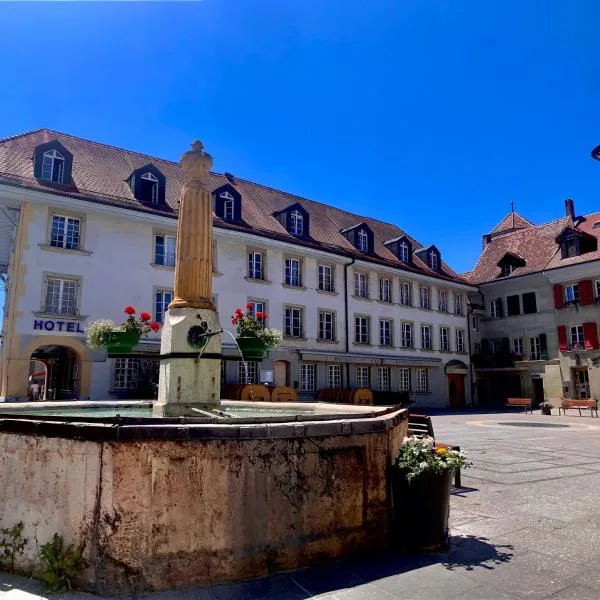 SWISS HOTEL LA COURONNE、アヴァンシュのホテル
