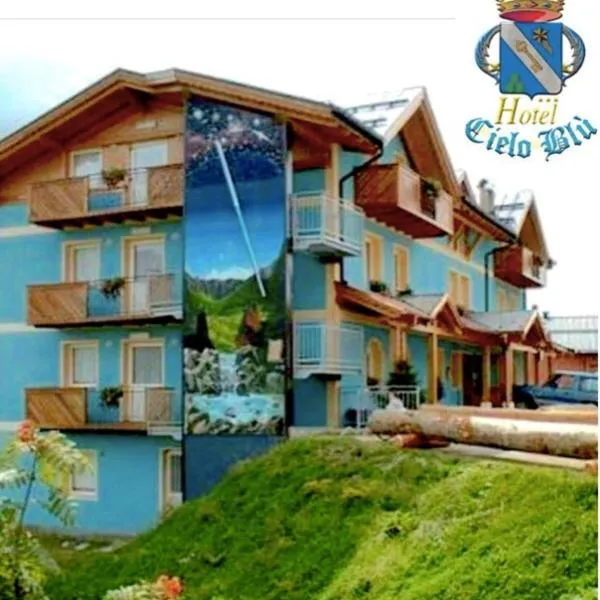 Hotel Cielo Blú, hotel Passo del Tonaléban