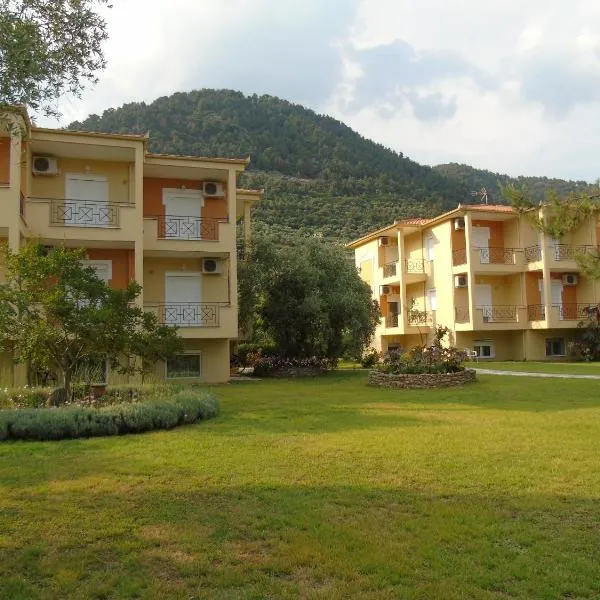 Nostos Studios Golden Beach, hotel i Chrisi Ammoudia