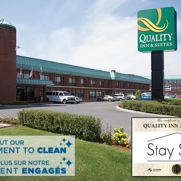 Quality Inn & Suites PE Trudeau Airport, hotel di Châteauguay Heights