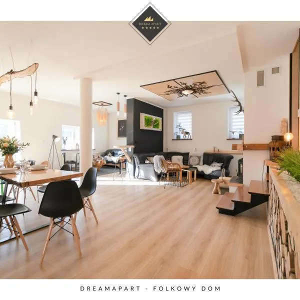 Folkowy Dom dla 14 osób z sauną i grillowiskiem - Dream Apart, hotel in Szczyrk