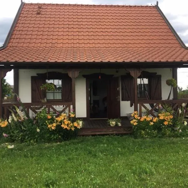 Domek całoroczny na Kaszubach "Kołowrót", hotell sihtkohas Dziemiany