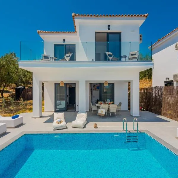 Queen of Zakynthos Luxury Villas, hotell i Amoudi