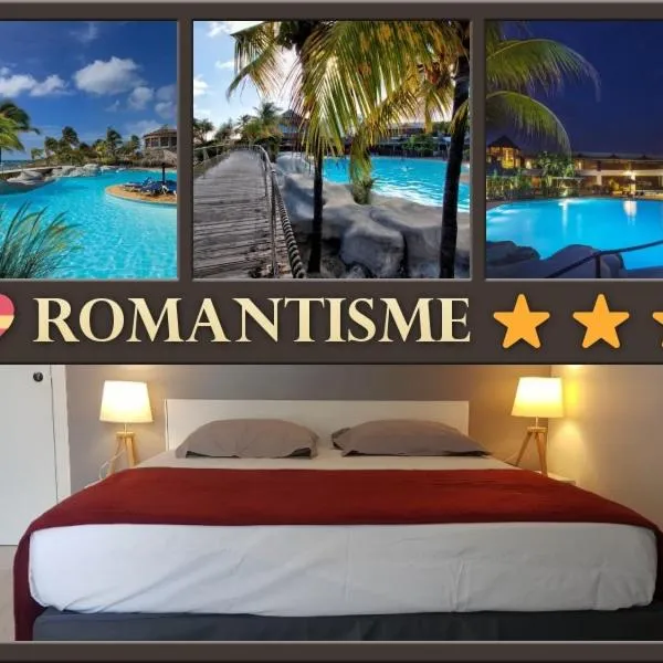 Romantique et bel appartement en Bord de la Mer, Piscine Surveillée et Belle Plage à 50m, hotel in Saint-François