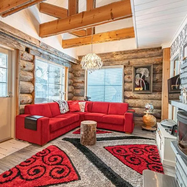 Villa Levin Taiga - Log Cabin - Sauna, Free Ski Pass, Near Levi Center, hotel a Kittilä