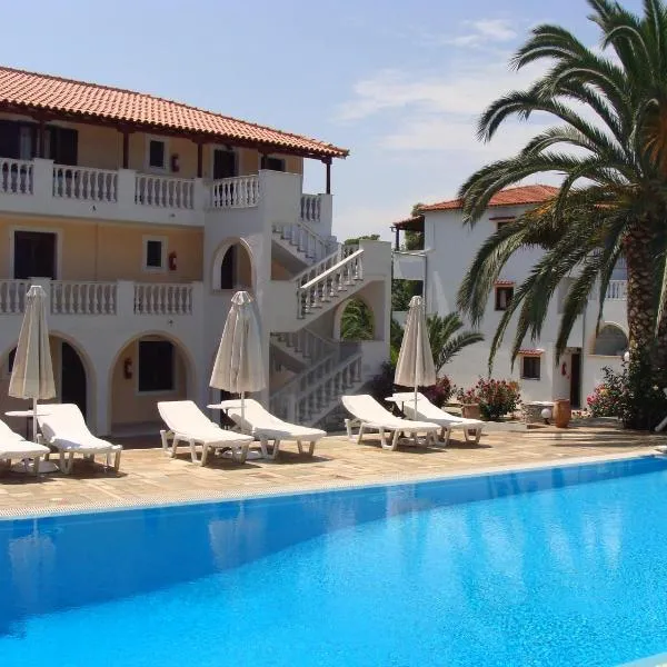 Villa Christina Skiathos, hotel in Vromolimnos