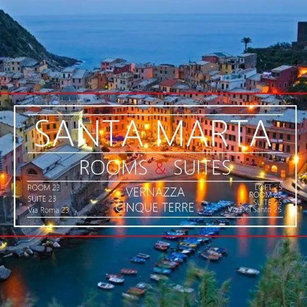Santa Marta Rooms, hotel v destinácii Vernazza