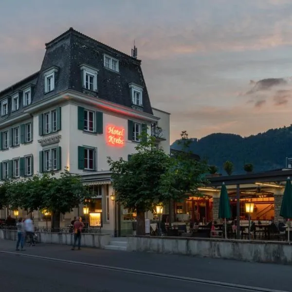 Hotel Krebs Interlaken, отель в Интерлакене