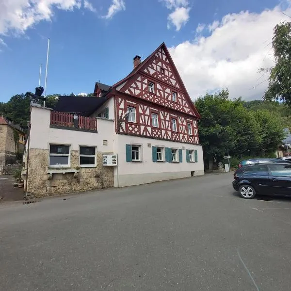 Schwarze Adler, hotel v destinaci Streitberg