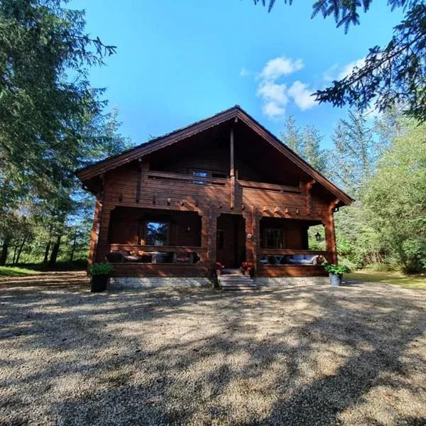 Forest Lodge Log Cabin - Ireland, hotel in Glen