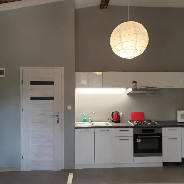 Apartament pod Sosnami 2 noclegi OTW Borówno WLK Skarszewy、Skarszewyのホテル