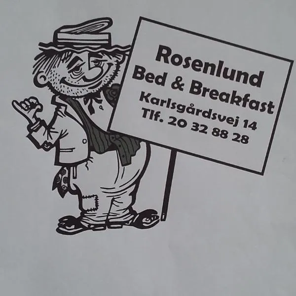 Rosenlund Bed and Breakfast, hotel i Hornbæk