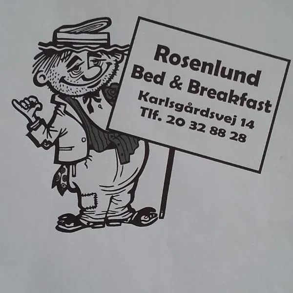 Rosenlund Bed and Breakfast, hotell i Hornbæk
