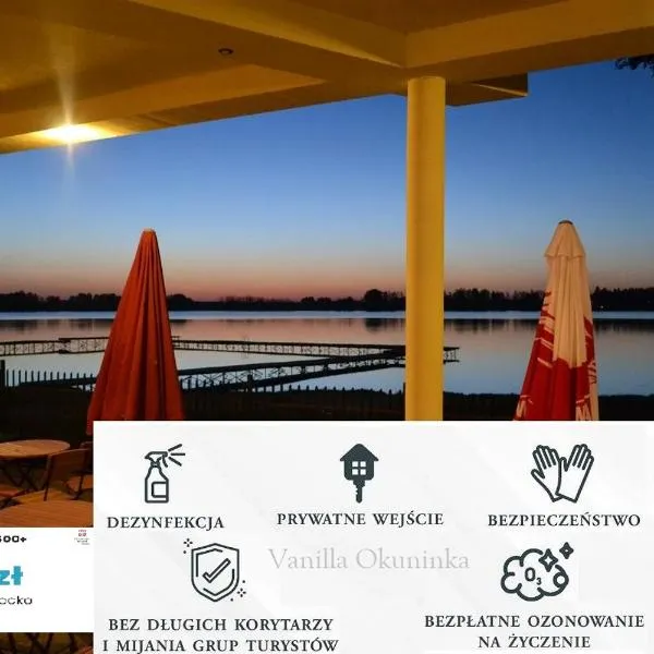 Vanilla Pokoje i Apartamenty Nad Brzegiem Jeziora, hotel a Okuninka
