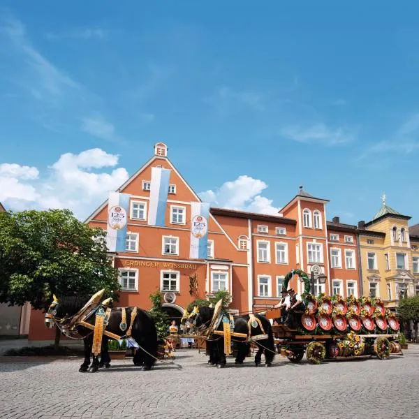 Hotel zum ERDINGER Weißbräu、エルディングのホテル