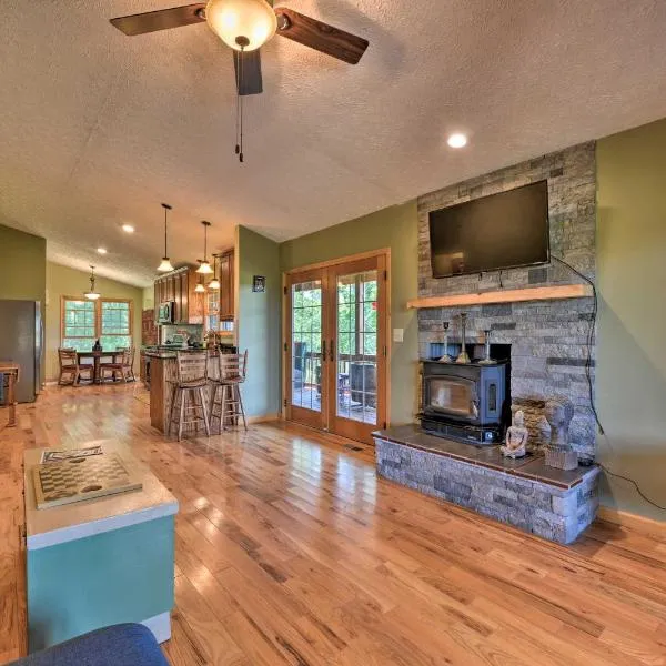 Charming Galax Retreat with Wraparound Deck!, hotel in Galax