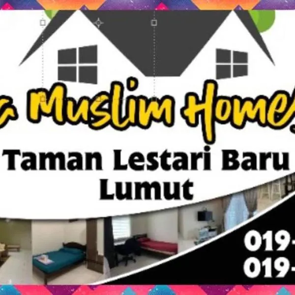 ZuHa Muslim Homestay, Taman Lestari Baru, Lumut, hotel a Pantai Remis