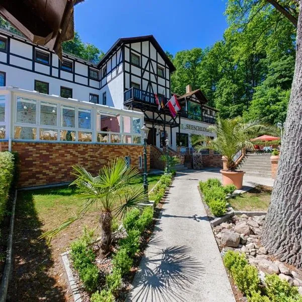 Seeschloß, hotel v destinaci Lanke