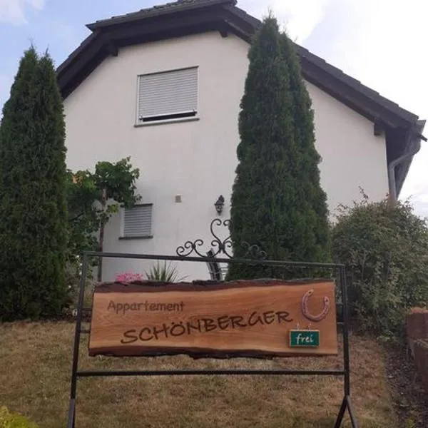 Appartement Schönberger, hotel in Ahrhütte