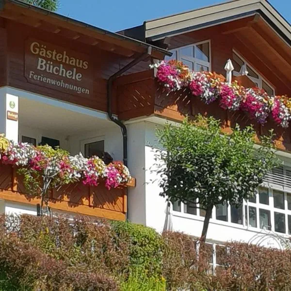 Gästehaus Büchele, hotel en Hirschegg