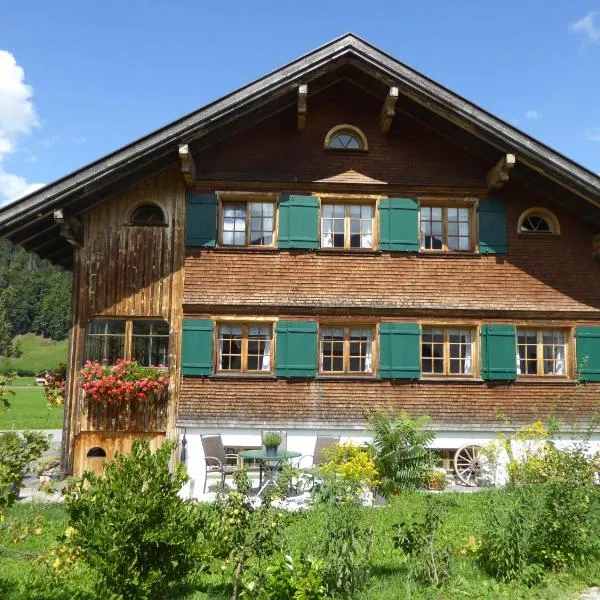 Ferienwohnung auf der Scheibe, hotel v destinaci Bezau