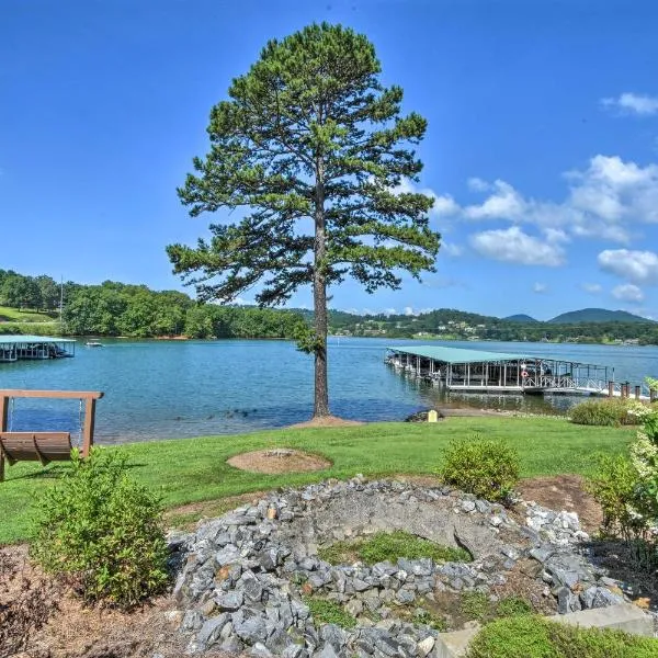 Hiawassee Haven on Lake Chatuge with Boat Slip!, hotel en Hiawassee