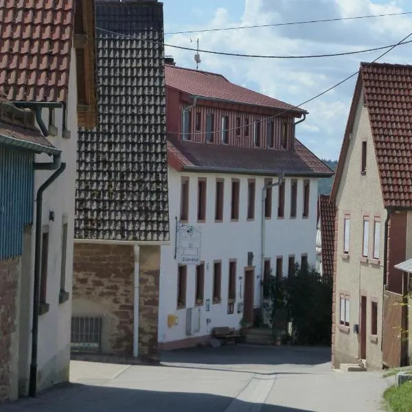 Pension Schreckhof, hotel v destinaci Mosbach