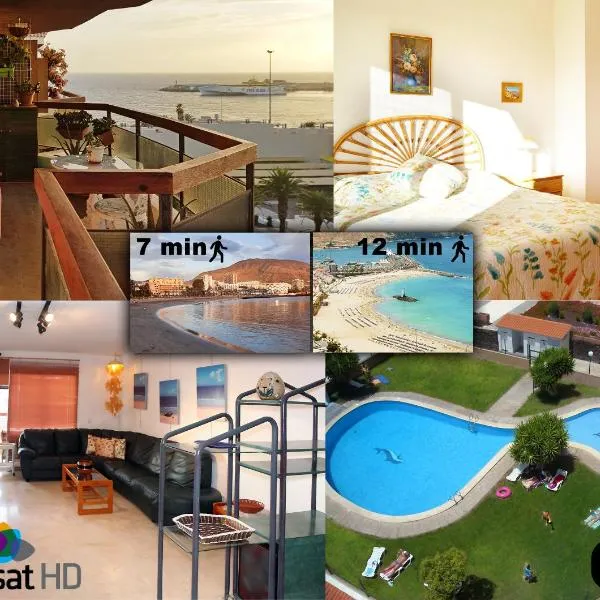 Jardín Canario Primera línea de Playa, hotel v destinaci Los Cristianos