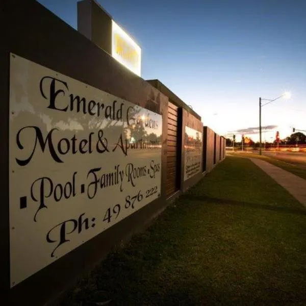 Emerald Gardens Motel & Apartments, hotel en Emerald