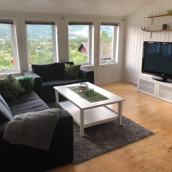 Ramsbu utsikt terasse selvhushold, hotel in Hovden