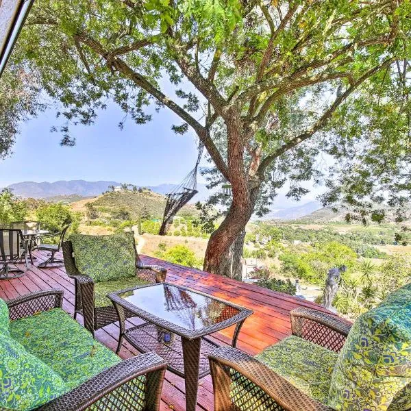 Hilltop Home in Wine Country with Hot Tub and Views!, hotel di Palomar Mountain