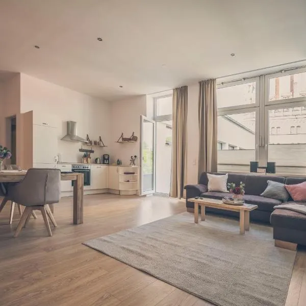 Stadtblick: Lüneburg şehrinde bir otel