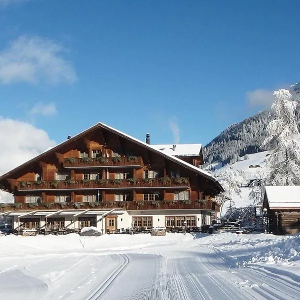 Hotel Alpenland、グスタードのホテル
