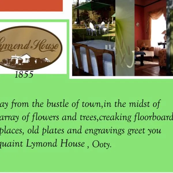 Lymond house, hotel v destinaci Ooty