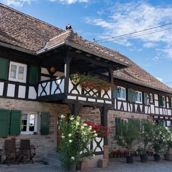 Chambres d'hôtes de charme à la ferme Freysz, khách sạn ở Quatzenheim