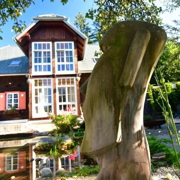 Naturforsthaus Gartenblick für Hunde - und naturverbundene Menschen, hotel di Preitenegg