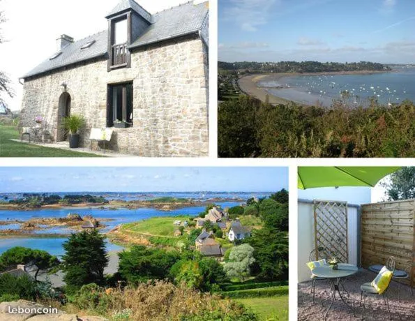 Les îles, le bourg, la plage, hotel en Ploubazlanec