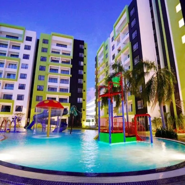 Batu Gajah에 위치한 호텔 HOMESTAY COMFY CONDO with Waterpark, Pool, Playground & Gym