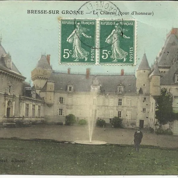 Chateau de Bresse sur Grosne, hotel em Champagny-sous-Uxelles