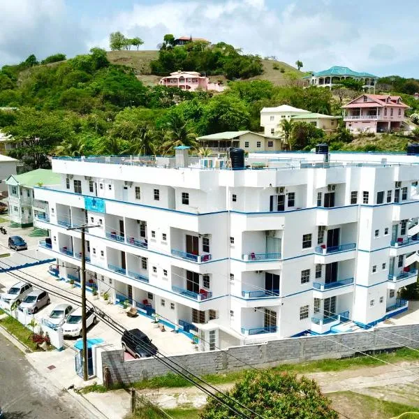 Blue Star Apartments & Hotel, hotell i Lance aux Épines