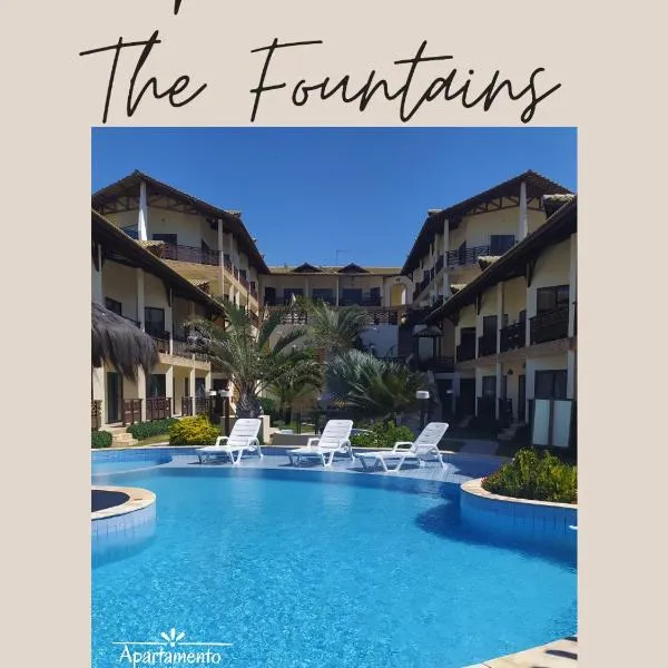 THE FOUNTAINS 110 - Apartamento em lindo condomínio pé na areia da Praia das Fontes em Beberibe - CE, hotell sihtkohas Beberibe