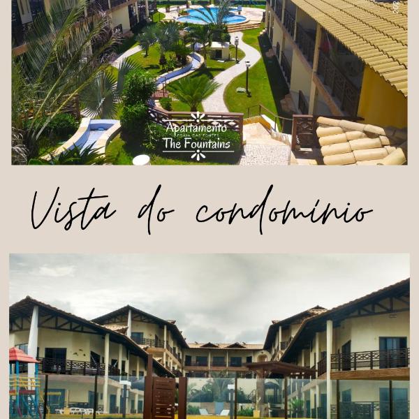 THE FOUNTAINS 110 - Apartamento em lindo condomínio pé na areia da Praia das Fontes em Beberibe - CE - Foto 3